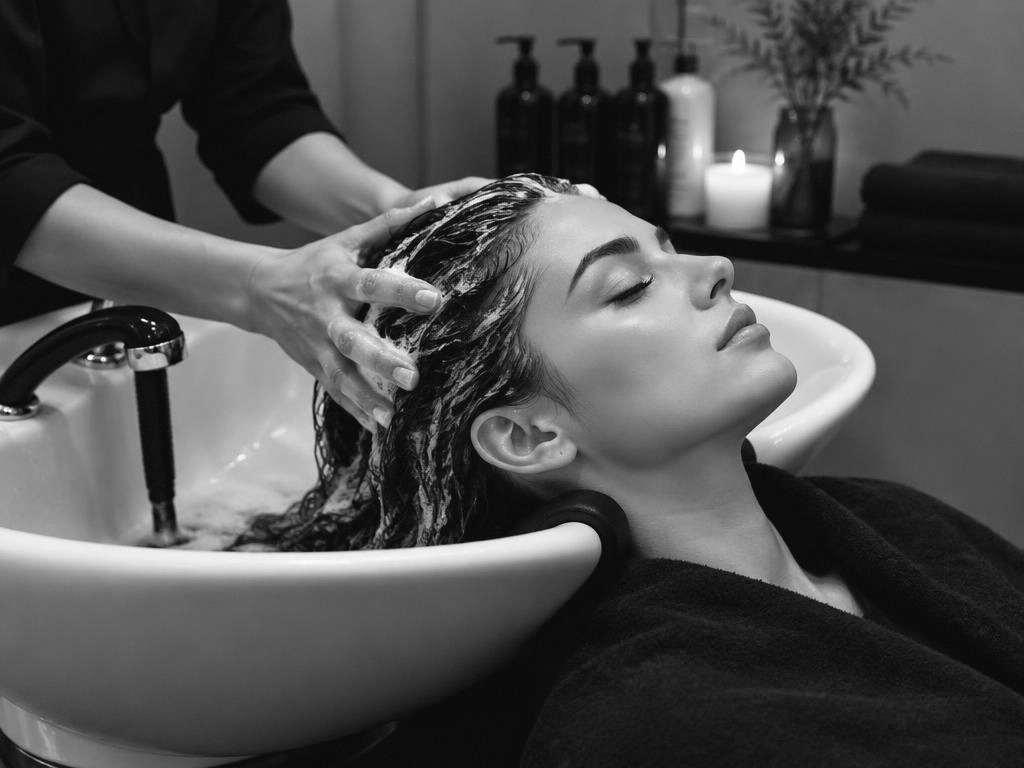 Ontspannende haarwasbeurt met hoofdhuidmassage bij Elle Coiffure